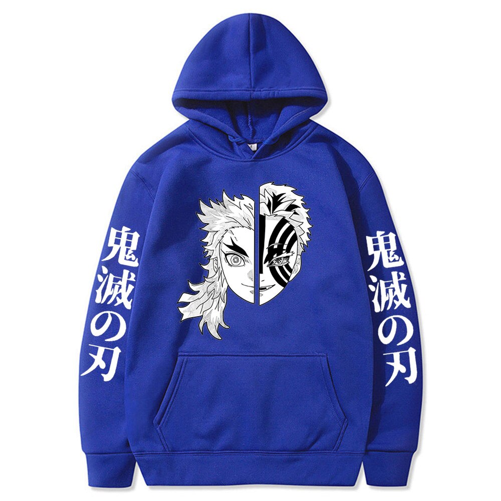 Demon Slayer Rengoku Akaza Twelve Kizuki Printing Hoodie