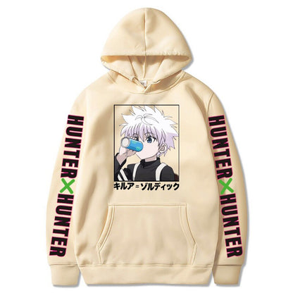 Hunter X Hunter Killua Zoldyck Drink Water Hoodies