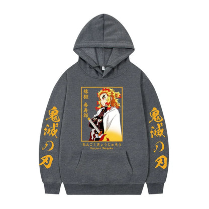 Demon Slayer Kyojuro Rengoku Hoodie