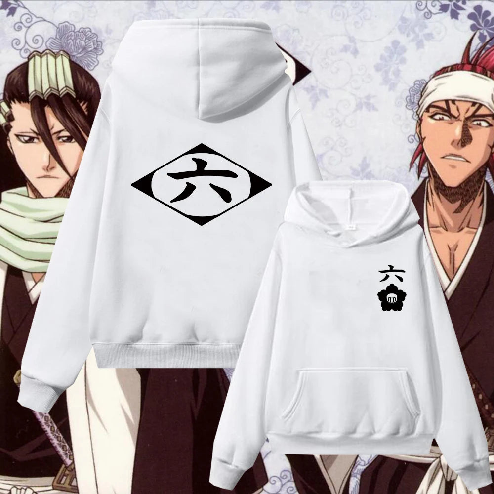 Bleach Kuchiki Byakuya Abarai Renji Hoodies