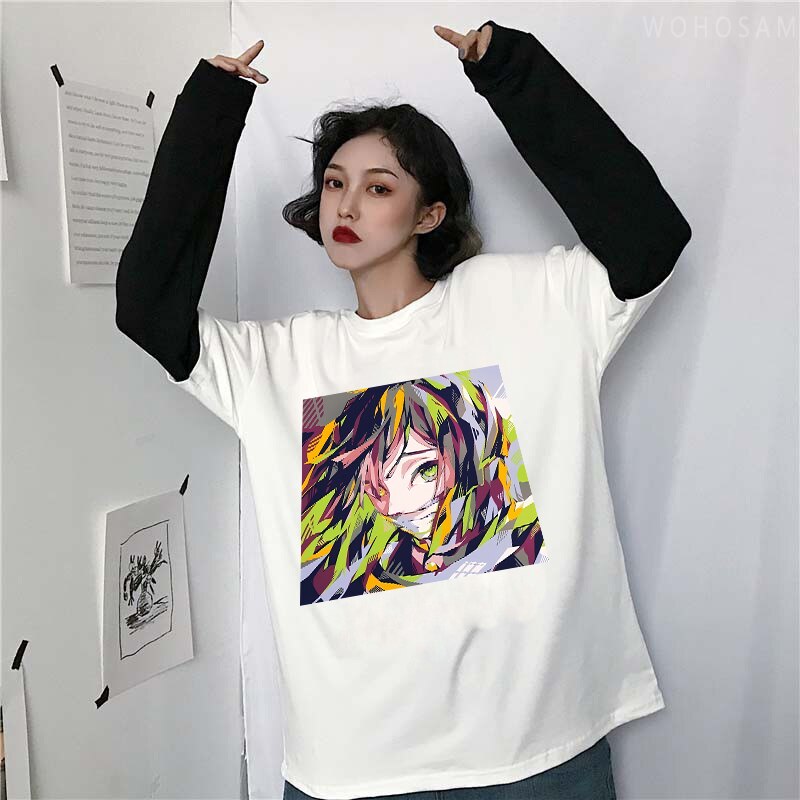 Demon Slayer Iguro Obanai Fake Two T-Shirts