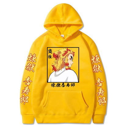 Demon Slayer Rengoku Kyojuro The Flame Hashira Hoodie