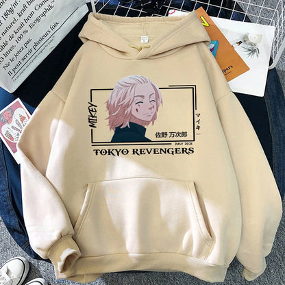 Tokyo Revengers Smiling Mikey Patchwork Hoodie