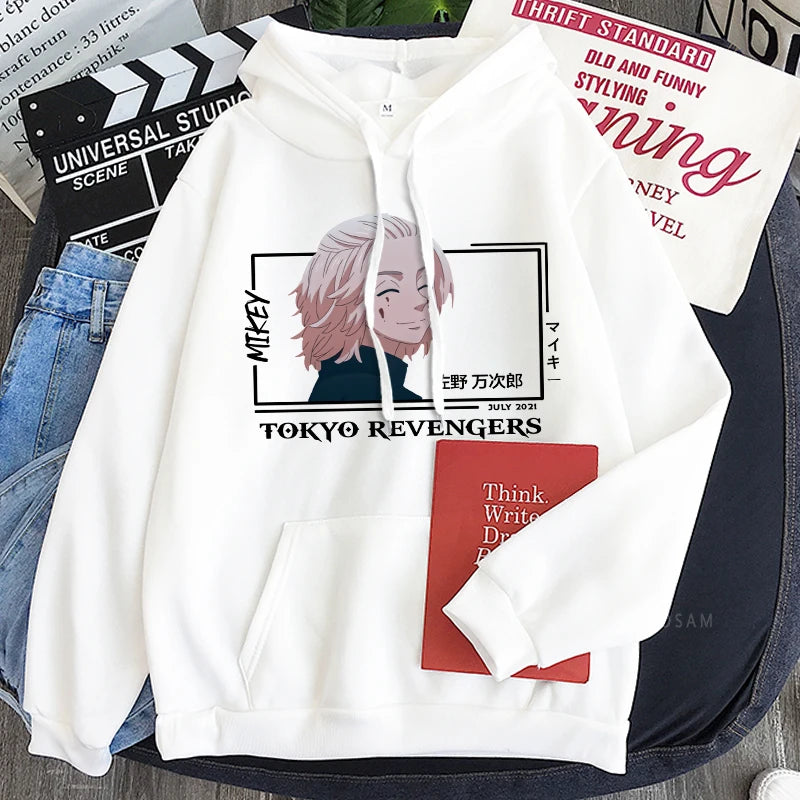 Tokyo Revengers Smiling Mikey Patchwork Hoodie