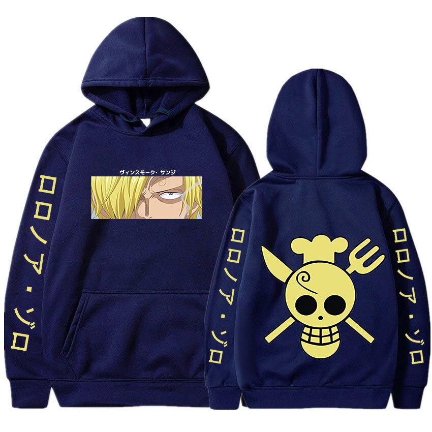 One Piece Sanji Print Hoodie