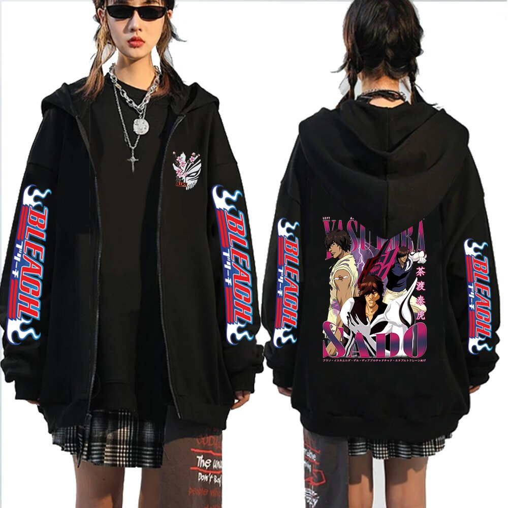 Bleach Zip Up Hoodie