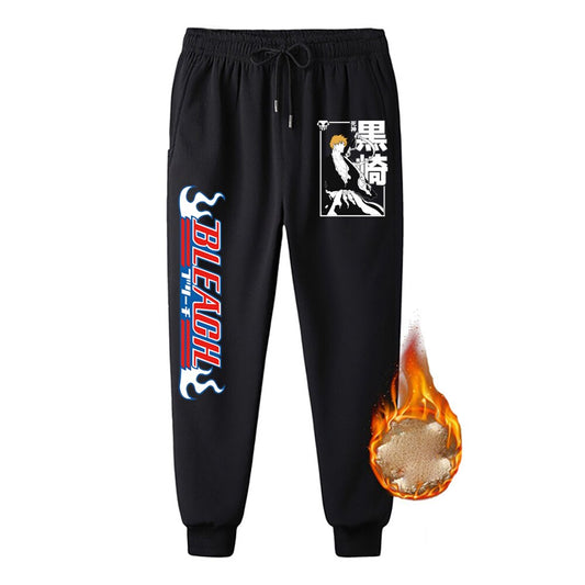 Bleach Print Thicken Sweatpants