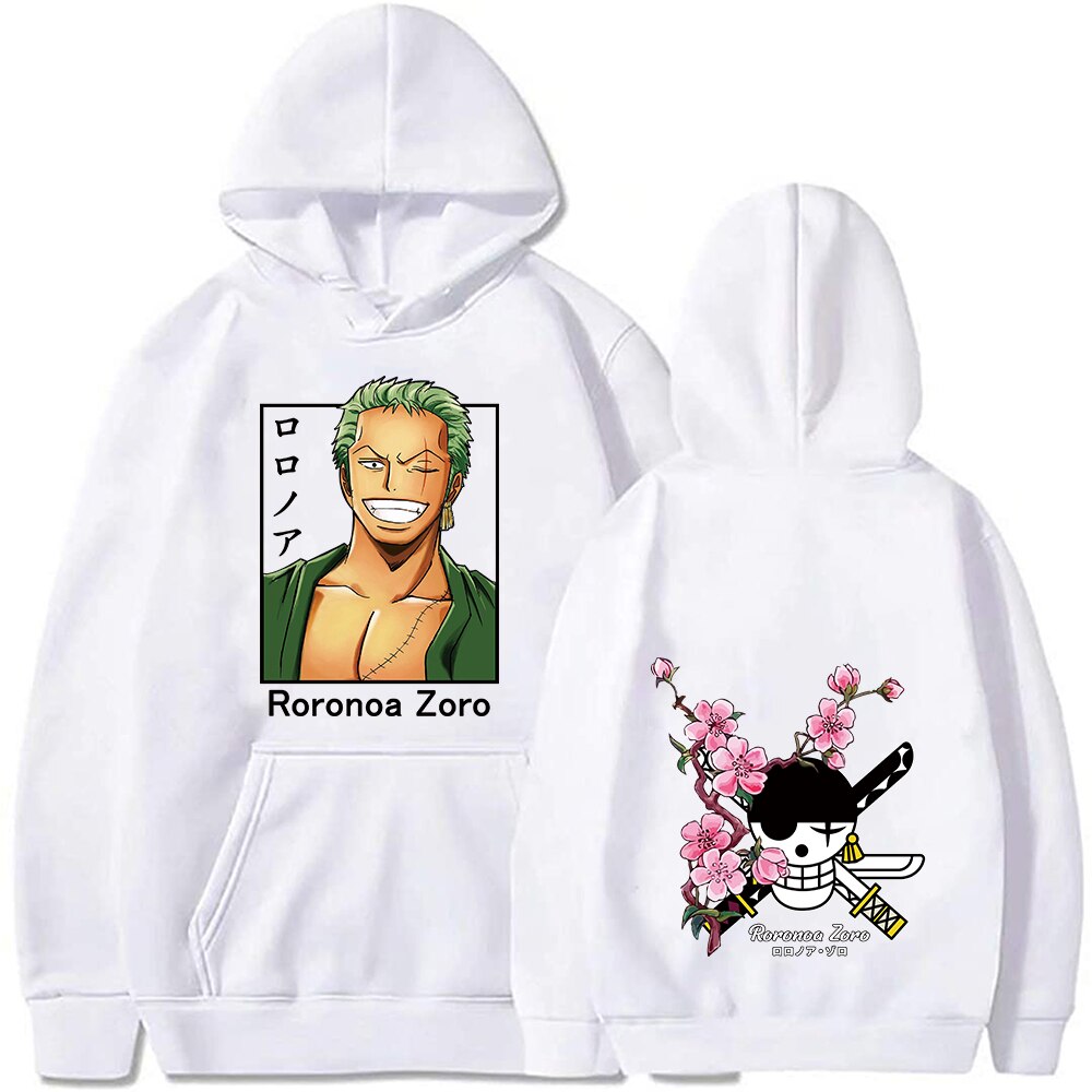 One Piece Roronoa Zoro Prints Pullover Hoodies