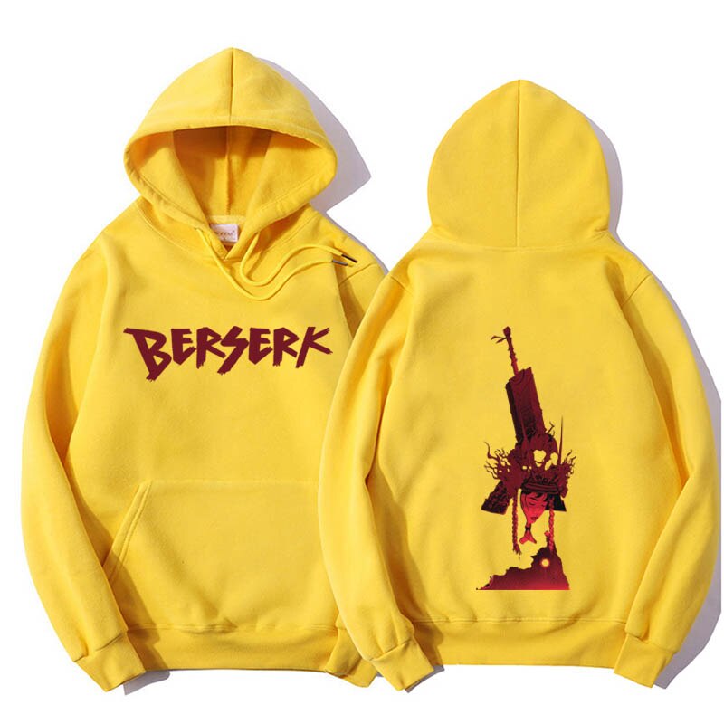 Berserk Terror Big Knife Printed Hoodie