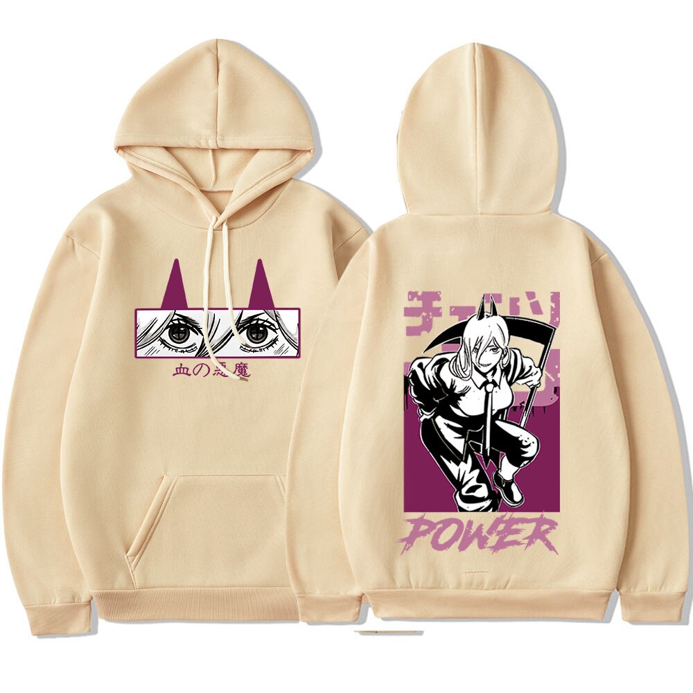 Chainsaw Man Makima Power Denji Graphic Print Hooded