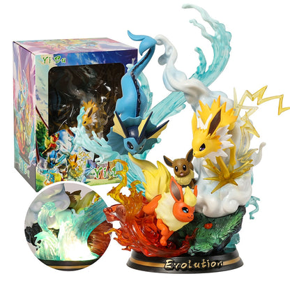 Pokemon Evolution Charizard Charmander Mewtwo Mew PVC Figure