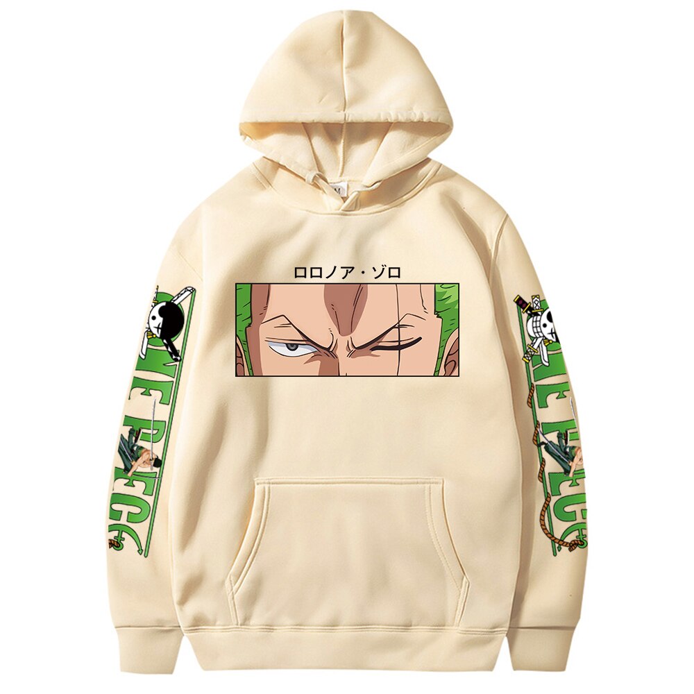 Roronoa Zoro Print Hoodies