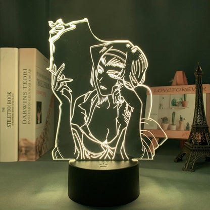 Cowboy Bebop Faye Valentine 3D Lamp