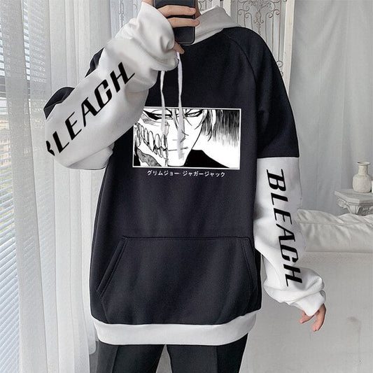 Bleach Gothic Streetwear Long Sleeve Hoodie