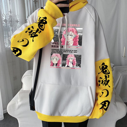 Demon Slayer Aesthetic Mitsuri Kanroji Hoodies