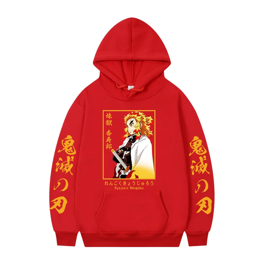 Demon Slayer Kyojuro Rengoku Hoodie