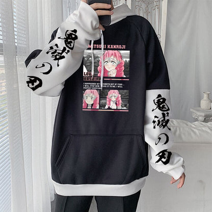 Demon Slayer Aesthetic Mitsuri Kanroji Hoodies