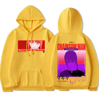 Chainsaw Man Makima A Corpse Is Talking Hoodie