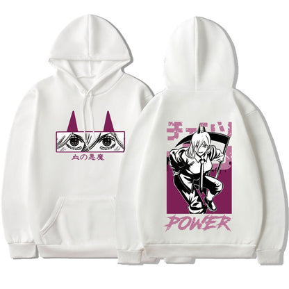 Chainsaw Man Makima Power Denji Graphic Print Hooded