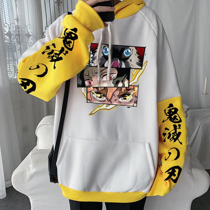 Demon Slayer Kibutsuji Muzan Printed Hoodies