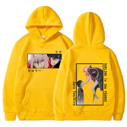 Darling In The Franxx Zero Two Hiro Hoodies