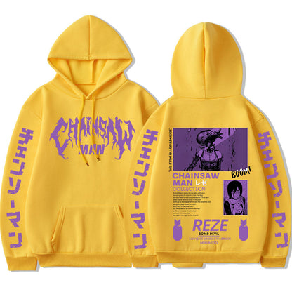 Chainsaw Man Reze Print Hoodie