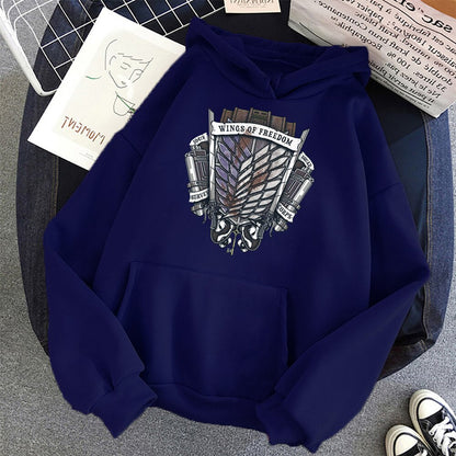 Attack On Titan Survey Corps Crest Hoodies