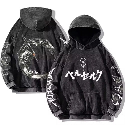 Berserk Vintage Washed Hoodie