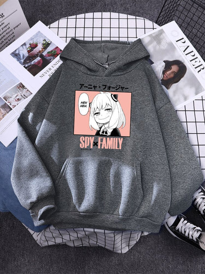 Spy X Family Anya Creative Illustration Printed Hoody