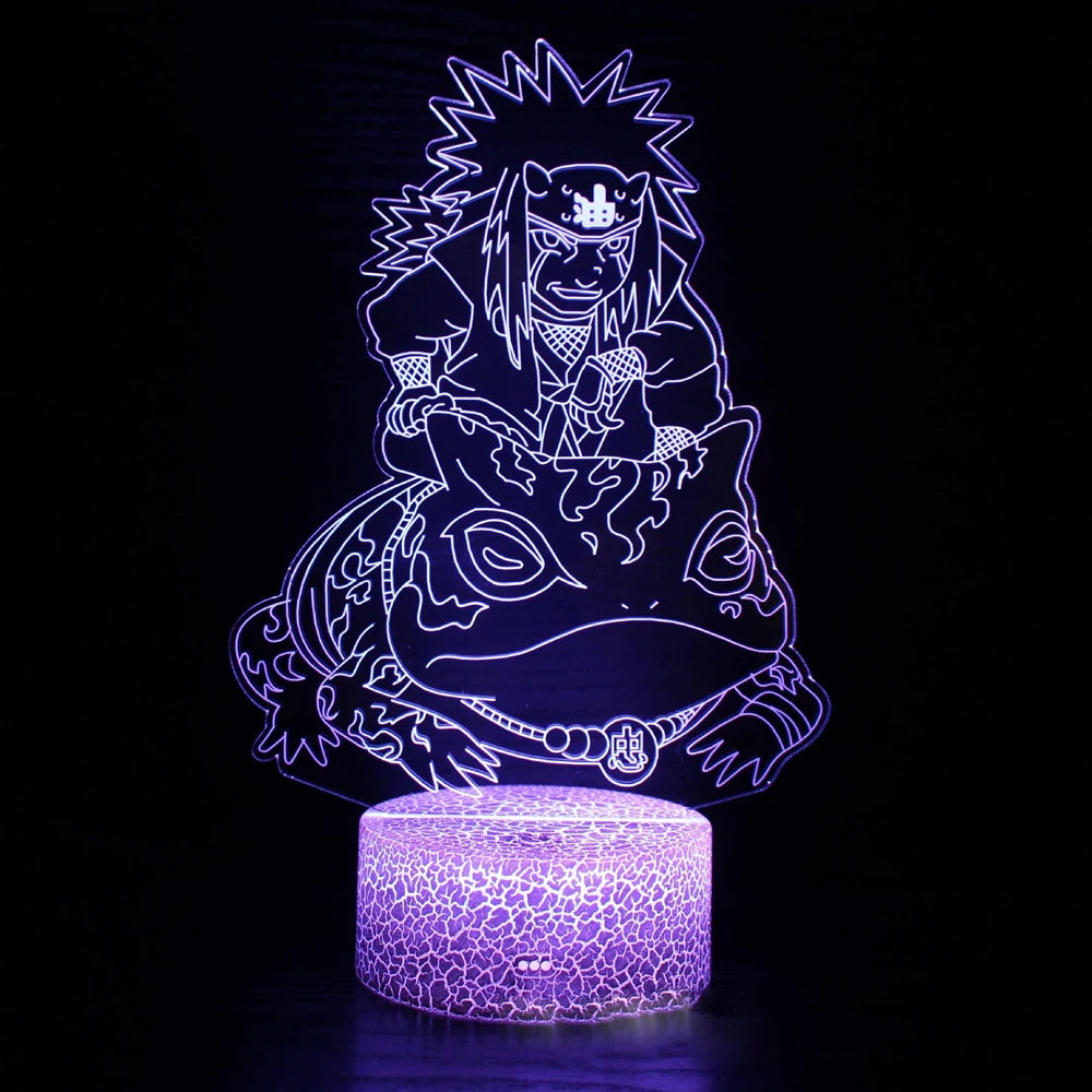 Naruto Uzumaki Akatsuki Kakashi Hatake 3D Table Lamp