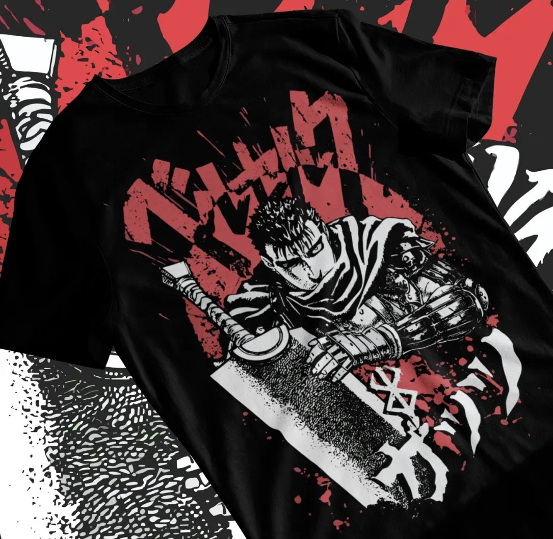 Berserk Manga Strip Guts T-Shirt