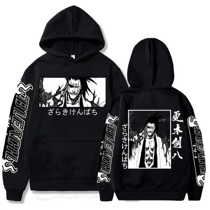 Bleach Zaraki Kenpachi Manga Hoodies