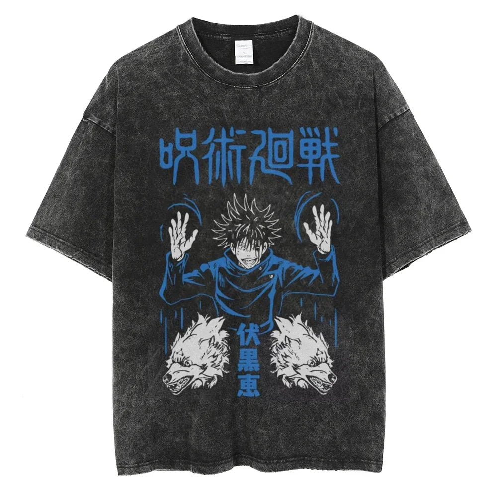 Jujutsu Kaisen Vintage Washed T-shirt