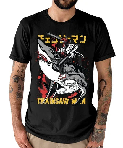 Chainsaw Man Denji y Beam Cotton T-shirt