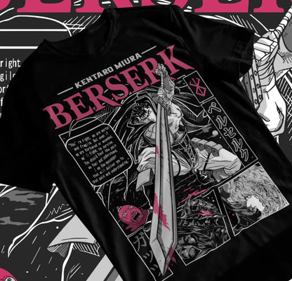 Berserk Manga Strip Guts T-Shirt