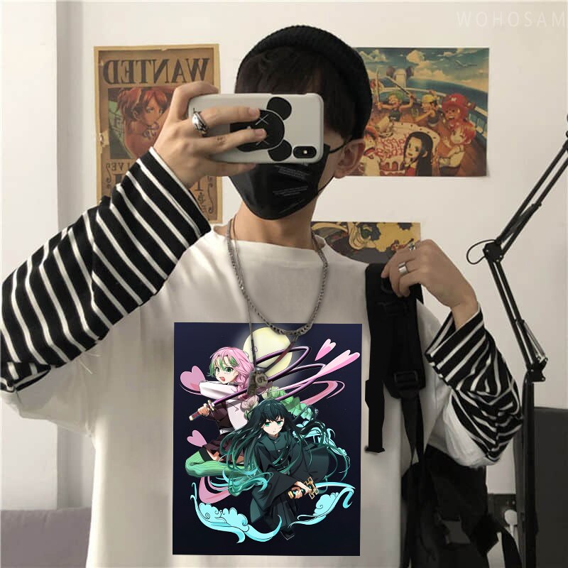 Demon Slayer Kanroji Mitsuri Fake Two T-Shirts