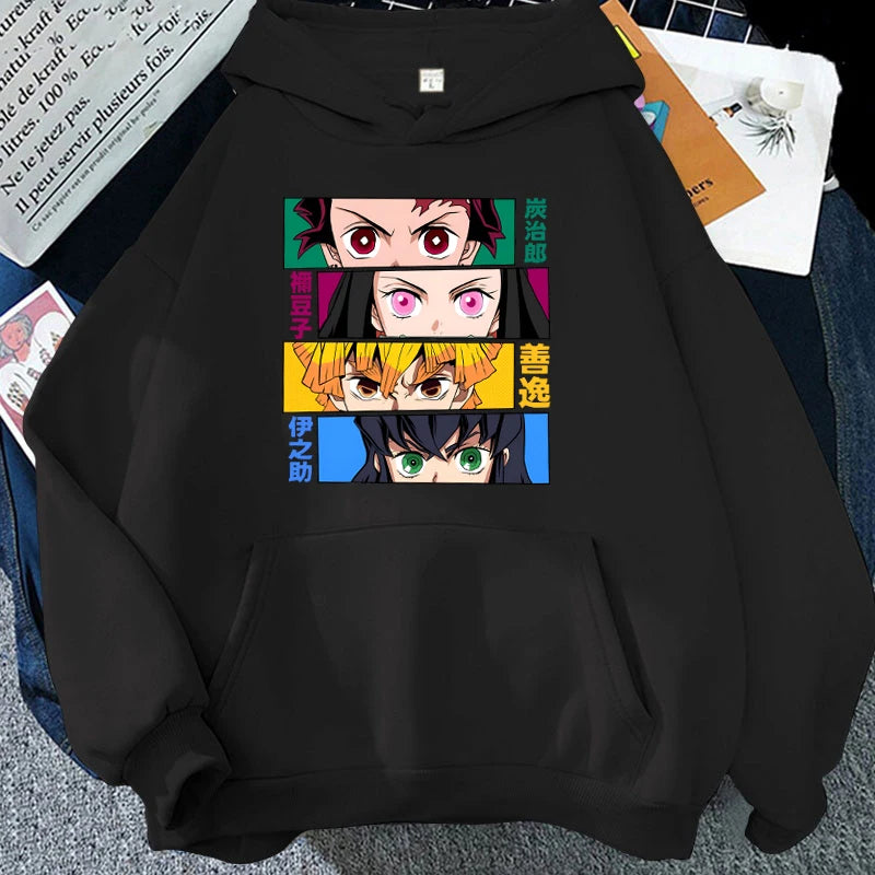 Kamado Tanjirou Kamado Nezuko Printed Hoodie