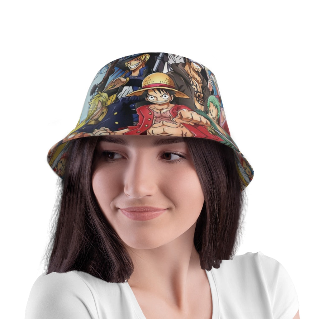 One Piece Monkey D. Luffy Character Bucket Hat