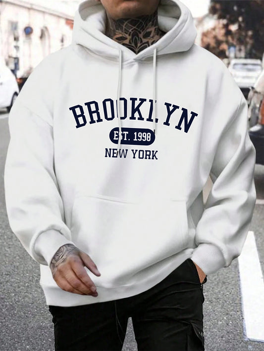 Brooklyn Est 1998 New York Printing Hoodies