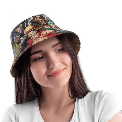 One Piece Monkey D. Luffy Character Bucket Hat