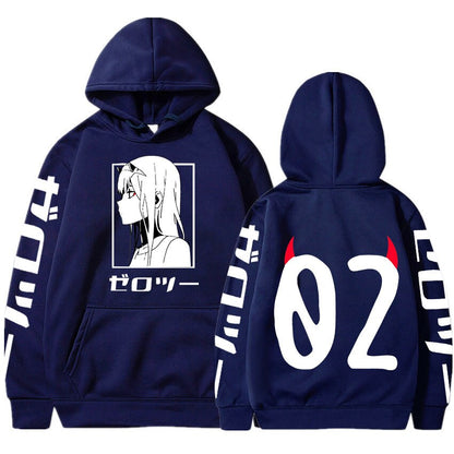 Darling In The Franxx Zero Two Hip Hop Hoodie