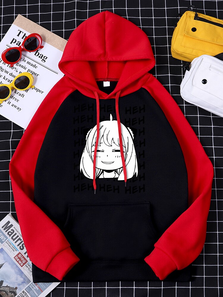 Spy X Family Anya Heh Womanga Kawaii Print Hoody