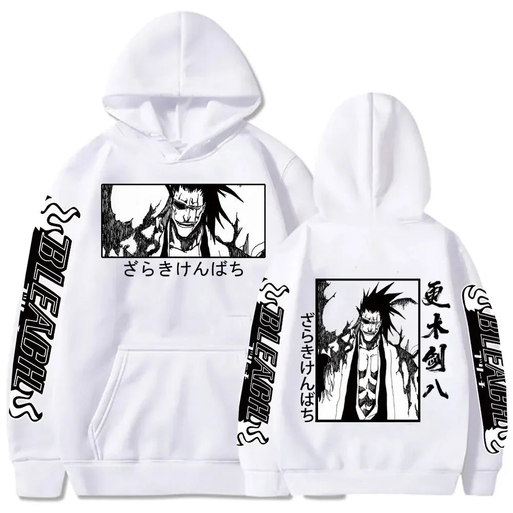 Bleach Zaraki Kenpachi Manga Hoodies