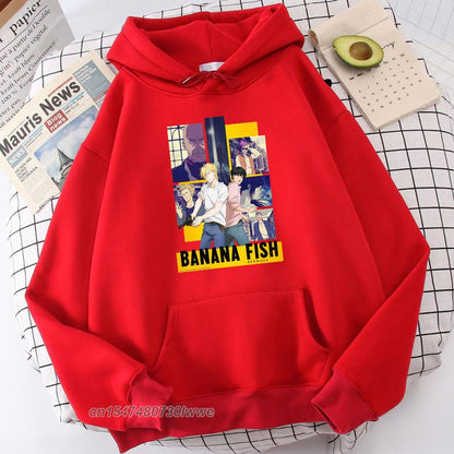 Banana Fish Printed Hoody