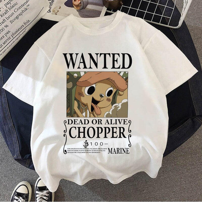 One Piece Luffy Chopper Peripheral T-Shirt