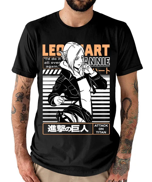 Attack on Titan Annie Leonhart Batalla Final T-shirt