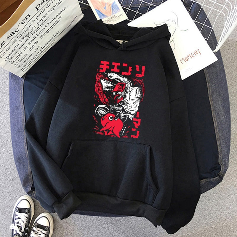 Chainsaw Man Pochita Hoodies