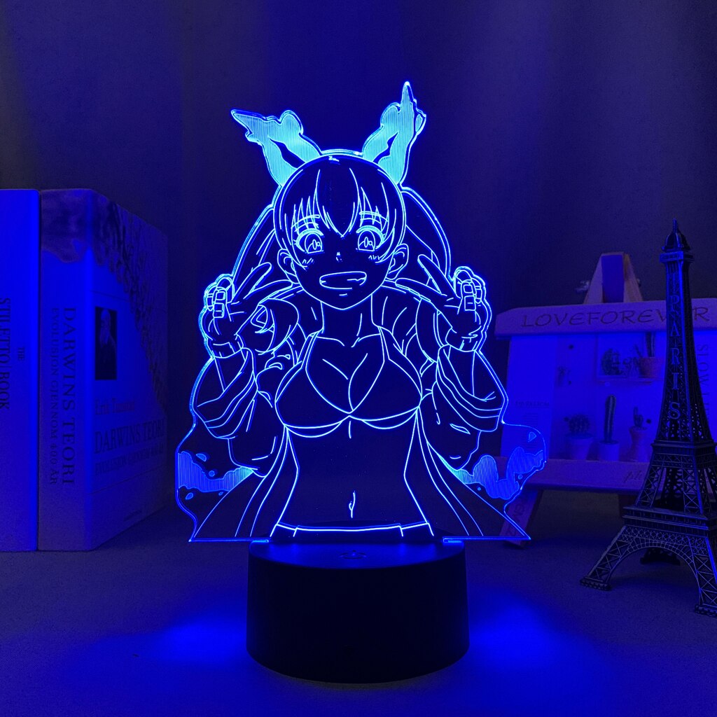 Fire Force Tamaki 3D Lamp