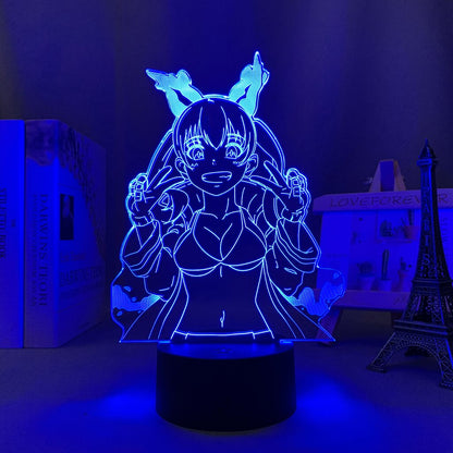 Fire Force Tamaki 3D Lamp