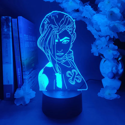 League of Legends Runaway Loli JINX 3D Lamp